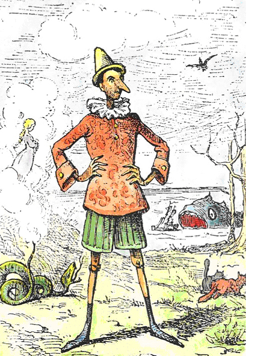 Enrico Mazzanti (1852-1910), Public domain, via Wikimedia Commons Pinocchio tickets