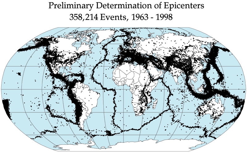 NASA, DTAM project team, Public domain, via Wikimedia Commons Earthquake tickets